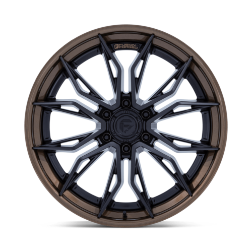 Fuel 1PC FC404 Mutiny 20x9 Matte Black with Gloss Bronze Lip Wheel