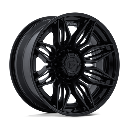 Fuel 1PC FC404 MUTINY 20x10 Matte Black with Gloss Black Lip Wheel - 8x180 Bolt Pattern, -18 Offset, 124.2 Center Bore