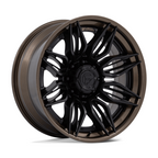 Fuel 1PC FC404 MUTINY 20x10 Matte Black with Gloss Bronze Lip Wheel