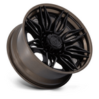 Fuel 1PC FC404 MUTINY 20x10 Matte Black with Gloss Bronze Lip Wheel