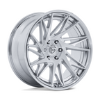 Fuel 1PC Dynamo 22x9.5 Inch Alloy Wheel with Chrome Lip and Brushed Face, 6x139.7 Bolt Pattern, +20 Offset