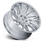 Fuel 1PC Dynamo 22x9.5 Inch Alloy Wheel with Chrome Lip and Brushed Face, 6x139.7 Bolt Pattern, +20 Offset