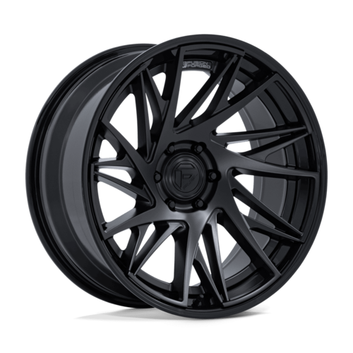 Fuel 1PC Dynamo 24x10 Matte Black with Gloss Black Lip Wheel - 6x139.7 Bolt Pattern, +0 Offset, 106.10 Center Bore