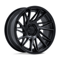 Fuel 1PC Dynamo 20x10 Matte Black with Gloss Black Lip Wheel - 5x127 Bolt Pattern, -18 Offset