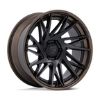 Fuel 1PC Dynamo 24x10 Wheel with Matte Black Finish and Bronze Lip, 6x139.7 Bolt Pattern, +0 Offset