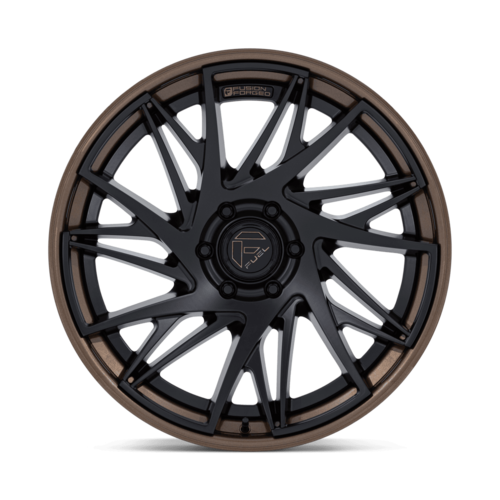 Fuel 1PC Dynamo 20x10 Matte Black with Gloss Bronze Lip Wheel - 6x139.7 Bolt Pattern, -18 Offset