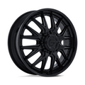 Fuel 1PC D406 Catalyst Dually 24x8.25 Wheel with Matte Black Finish and Gloss Black Lip