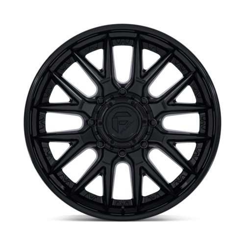 Fuel 1PC D406 Catalyst Dually 24x8.25 Wheel with Matte Black Finish and Gloss Black Lip