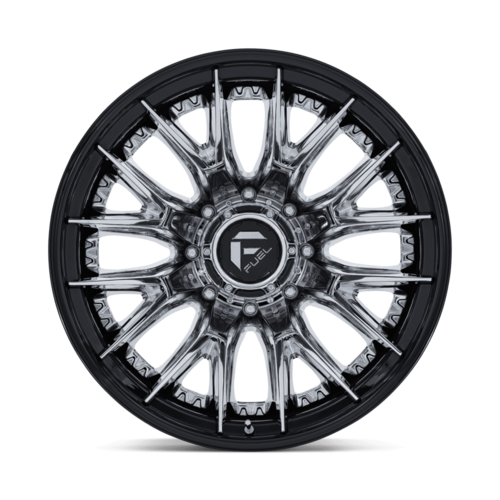 Fuel 1PC D407 Catalyst Dually 22x8.25 Chrome with Gloss Black Lip Wheel