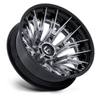 Fuel 1PC D407 Catalyst Dually 24x8.25 Chrome with Gloss Black Lip Wheel
