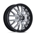 Fuel 1PC D407 Catalyst Dually 22x8.25 Chrome with Gloss Black Lip Wheel