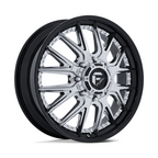Fuel 1PC D407 Catalyst Dually 24x8.25 Chrome with Gloss Black Lip