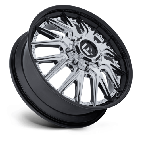 Fuel 1PC D407 Catalyst Dually 20x8.25 Chrome with Gloss Black Lip Wheel