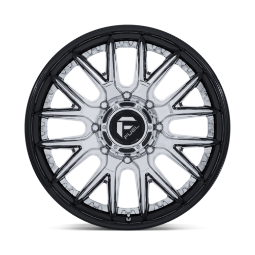 Fuel 1PC D407 Catalyst Dually 20x8.25 Chrome with Gloss Black Lip Wheel