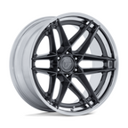 Fuel 1PC FC408 Flight 22x10 Inch Gunmetal Chrome Lip Wheel with -18 Offset and 6x139.7 Bolt Pattern