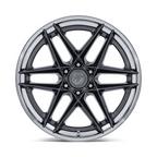 Fuel 1PC FC408 Flight 22x10 Gloss Gunmetal with Chrome Lip Wheel
