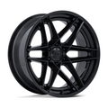 Fuel 1PC FC408 Flight 22x10 Matte Black with Gloss Black Lip Wheel with -18 Offset and 6x139.7 Bolt Pattern