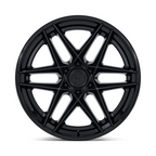 Fuel 1PC FC408 Flight 20x10 Matte Black with Gloss Black Lip Wheel with 6x135 Bolt Pattern and -18 Offset