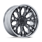 Fuel 1PC FC409 HIVE 22x9.5 Inch Gloss Gunmetal with Chrome Lip Wheel