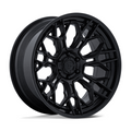 Fuel 1PC FC409 HIVE 20x10 Matte Black with Gloss Black Lip Wheel