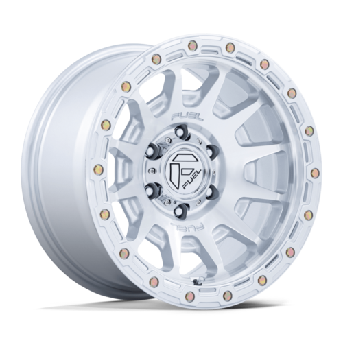 Fuel 1PC Fortress 17x8.5 Inch Alloy Wheel with 6x139.7 Bolt Pattern and Machined Face Finish