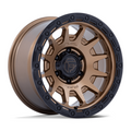 Fuel 1PC Fortress 18x9 Matte Bronze with Gloss Black Lip Wheel (Part FC884 ZB)