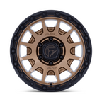 Fuel 1PC Fortress 18x9 Matte Bronze with Gloss Black Lip Wheel - 6x135 Bolt Pattern, +1 Offset