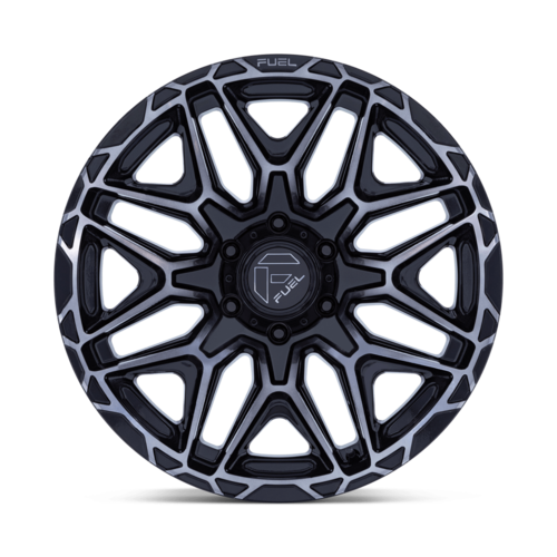 Fuel 1PC FC885 Injector 20x10 Inch Gloss Black Machined Dark Tint Face Wheel with -18 Offset and 6x139.7 Bolt Pattern