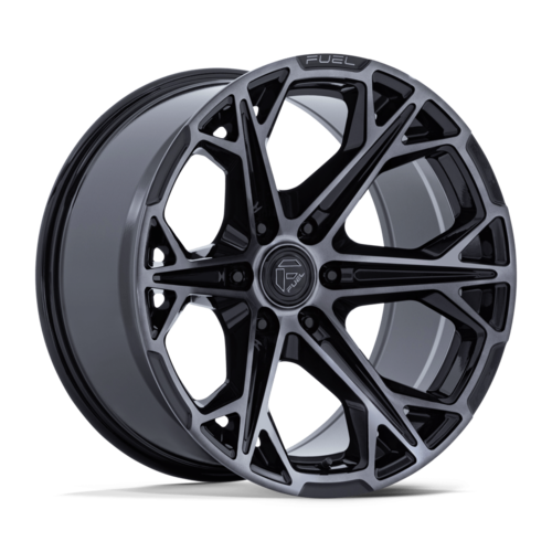Fuel 1PC Hammerhead 20x9 inch Gloss Black Dark Tinted Clear Alloy Wheel with 6x139.7 Bolt Pattern
