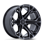 Fuel 1PC Hammerhead 22x10 Inch Gloss Black Dark Tinted Clear Wheel with -18 Offset and 6x139.7 Bolt Pattern