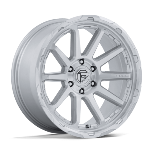 Fuel 1PC Circuit 20x9 Inch Gloss Silver with Machined Face Wheel for 5x127 Bolt Pattern