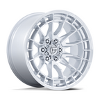Fuel 1PC FC888 Revolt 17x9 Hyper Silver Machined Face Wheel with 6x139.7 Bolt Pattern and -12 Offset