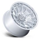 Fuel 1PC FC888 REVOLT 20x10 Silver Machined Face Off-Road Wheel