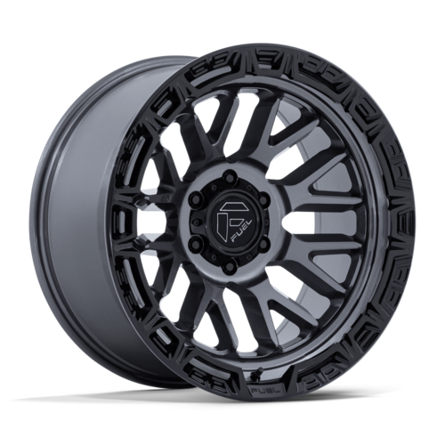 Fuel 1PC FC890 RAIL 20x9 Wheel with Gloss Gunmetal Finish and Black Lip