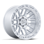 Fuel 1PC FC890 RAIL 20x10 Inch Gloss Silver Wheel with Machined Face and -18 Offset