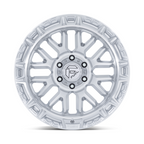 Fuel 1PC FC890 RAIL 20x9 Inch Gloss Silver Wheel with Machined Face - 6x135 Bolt Pattern, +1 Offset, 87.10 Center Bore