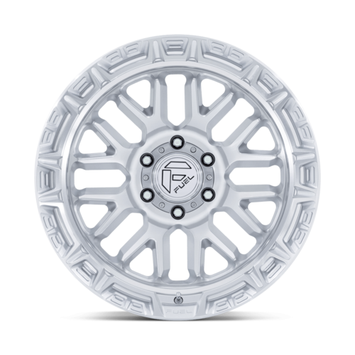 Fuel 1PC FC890 RAIL 20x9 Inch Gloss Silver Wheel with Machined Face - 6x135 Bolt Pattern, +1 Offset, 87.10 Center Bore