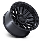 Fuel 1PC FC890 Rail 17x9 Matte Black with Gloss Black Lip - 6x139.7 Bolt Pattern, -12 Offset, 106.10 Center Bore