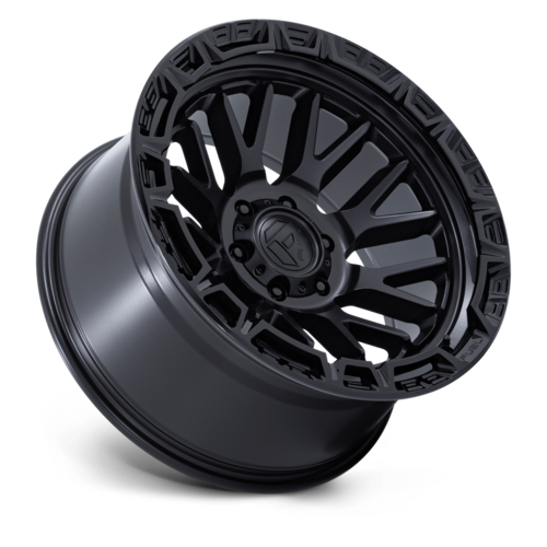 Fuel 1PC FC890 RAIL 17x9 Matte Black with Gloss Black Lip Wheel