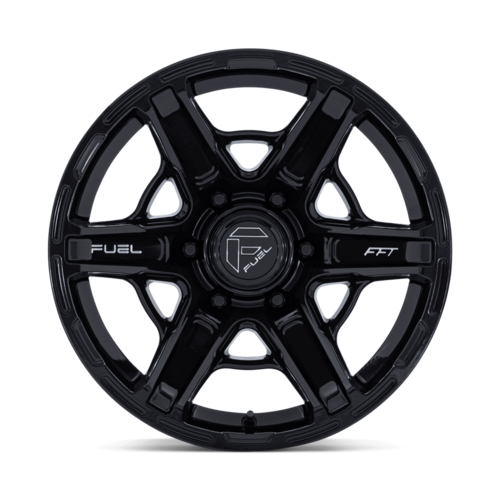 Fuel 1PC FC892 GAMBIT 17x9 Gloss Black Wheel with 6x139.7 Bolt Pattern and -12 Offset