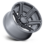 Fuel 1PC Gambit 17x8.5 Silver Platinum Alloy Wheel with 6x139.7 Bolt Pattern and +0 Offset