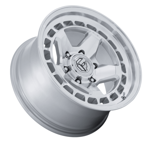 Fuel 1PC FC894 CORE 18x9 Hyper Silver Machined Face Wheel with 8x170 Bolt Pattern and +12 Offset
