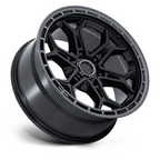 Fuel 1PC Heathen 20x9 Inch Alloy Wheel with Gloss Black Finish and Gunmetal Lip - 6x135 Bolt Pattern