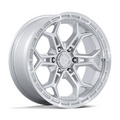 Fuel 1PC FC896 Heathen 20x9 Gloss Silver Machined Face Wheel with 6x135 Bolt Pattern and 87.10mm Center Bore