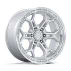Fuel 1PC FC896 Heathen 20x9 Gloss Silver Machined Face Wheel with 6x135 Bolt Pattern and 87.10mm Center Bore