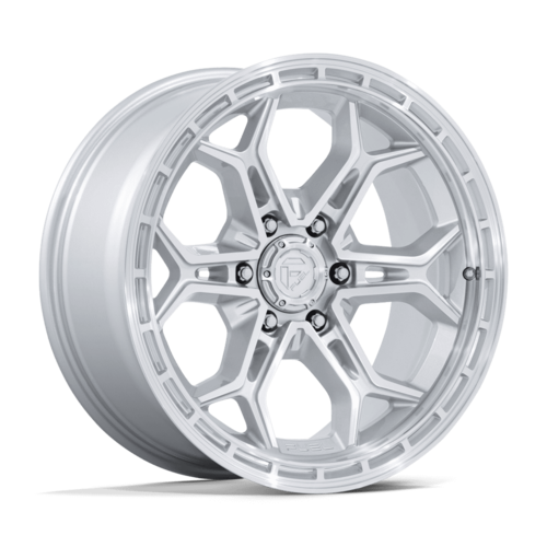 Fuel 1PC FC896 Heathen 20x9 Gloss Silver Machined Face Wheel with 6x135 Bolt Pattern and 87.10mm Center Bore