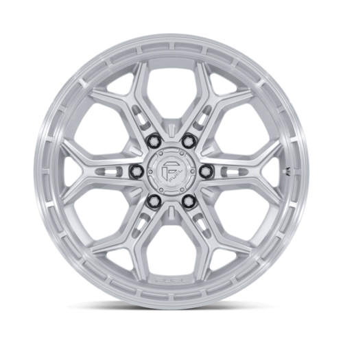 Fuel 1PC Heathen 20x9 Inch Alloy Wheel - Gloss Silver Machined Face, 6x135 Bolt Pattern, +20 Offset