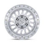 Fuel 1PC FC897 HAVOC 17x9 Inch Gloss Silver Machined Face Wheel with 6x139.7 Bolt Pattern and -12 Offset