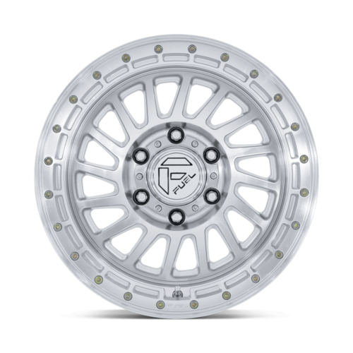 Fuel 1PC FC897 HAVOC 17x9 Inch Gloss Silver Machined Face Wheel with 6x139.7 Bolt Pattern and -12 Offset
