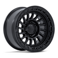 Fuel 1PC FC897 HAVOC 17x9 Matte Black with Gloss Black Lip Wheel - 6x139.7 Bolt Pattern, -12 Offset, 106.10 Center Bore